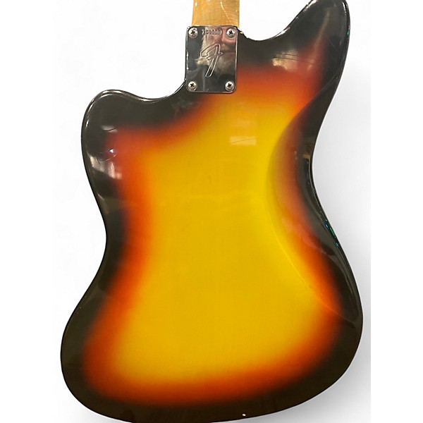 Vintage 1966 Fender Jazzmaster 3 Color Sunburst Solid Body Electric Guitar
