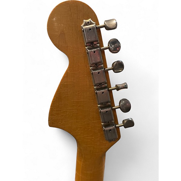 Vintage 1966 Fender Jazzmaster 3 Color Sunburst Solid Body Electric Guitar