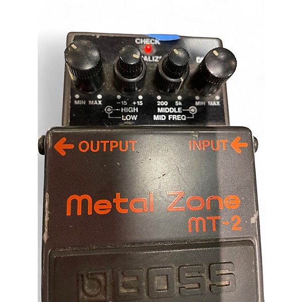 Used BOSS MT2 Metal Zone Distortion Effect Pedal