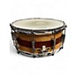 Used Pork Pie USA 6.5X14 Maple Zebrawood 14x6.5 exotic Maple Zebrawood Drum thumbnail