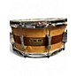 Used Pork Pie USA 6.5X14 Maple Zebrawood 14x6.5 exotic Maple Zebrawood Drum