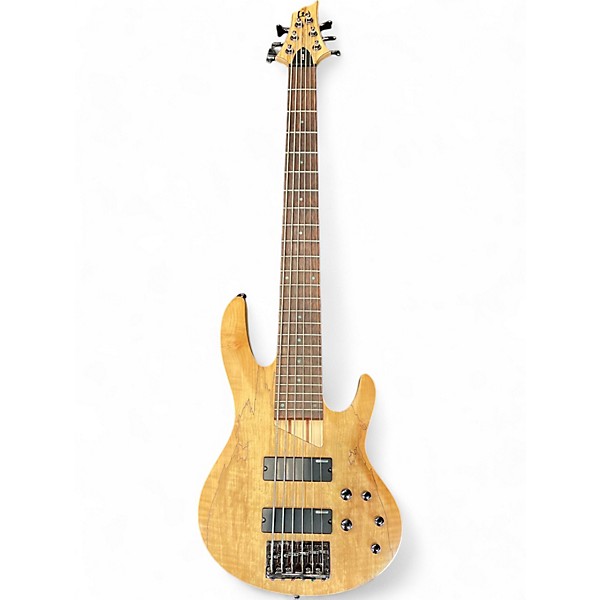 Used ESP LTD B-206SM Natural Electric Bass Guitar