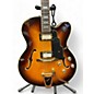 Used DeArmond X155 2 Tone Sunburst Hollow Body Electric Guitar