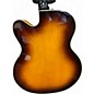 Used DeArmond X155 2 Tone Sunburst Hollow Body Electric Guitar