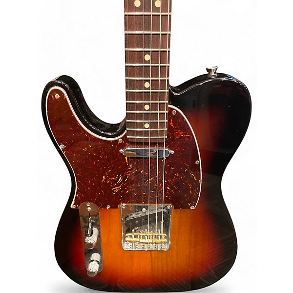 Used 2023 Fender PROFESSIONAL II TELECASTER LEFT 3 Color Sunburst Electric Guitar