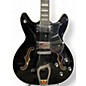 Used Hagstrom Viking Deluxe Black Hollow Body Electric Guitar thumbnail