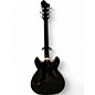 Used Hagstrom Viking Deluxe Black Hollow Body Electric Guitar