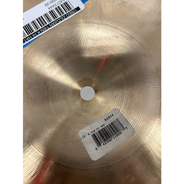 Used Zildjian 14in K Hi Hat Pair Cymbal