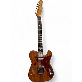 Used 2019 Fender Custom Shop Artisan Koa Thinline Telecaster Brown Solid Body Electric Guitar