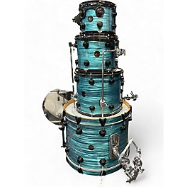 Used DW 4 Piece Collector's Series Ocean Turquoise Drum Kit