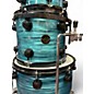 Used DW 4 Piece Collector's Series Ocean Turquoise Drum Kit