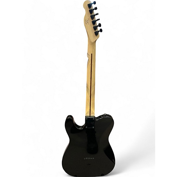 Used Squier Telecaster Black Solid Body Electric Guitar