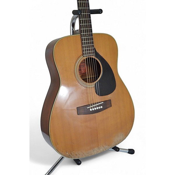 Used Yamaha FG180 Natural Acoustic Electric Guitar