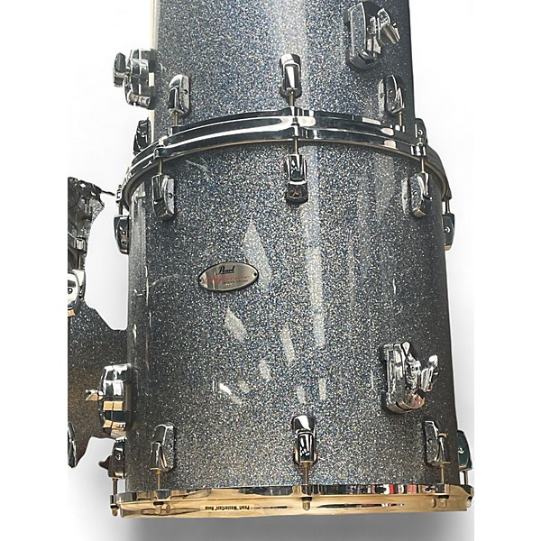 Used Pearl 5 Piece Reference Series Silver Sparkle Drum Kit