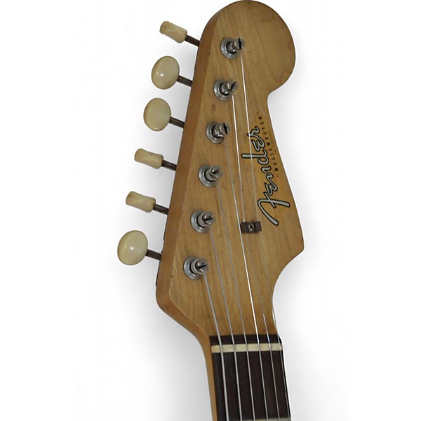 Vintage 1963 Fender 1963 MUSIC MASTER Antique White Solid Body Electric Guitar