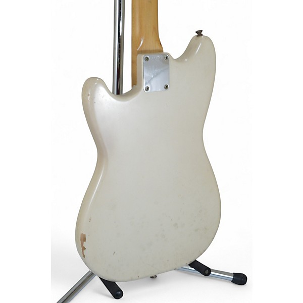 Vintage 1963 Fender 1963 MUSIC MASTER Antique White Solid Body Electric Guitar