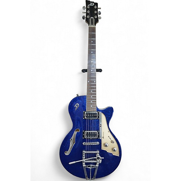 Used Duesenberg Starplayer TV BLUE SPARKLE Hollow Body Electric Guitar