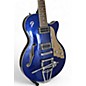 Used Duesenberg Starplayer TV BLUE SPARKLE Hollow Body Electric Guitar