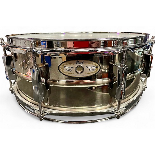 Used Pearl 5X14 Sensitone Snare Steel Drum