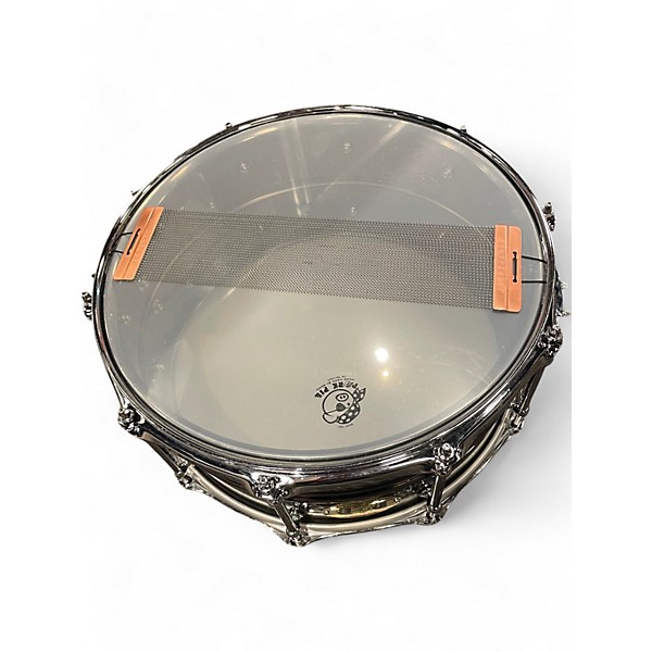 Used Pork Pie 15in big black Silver Drum