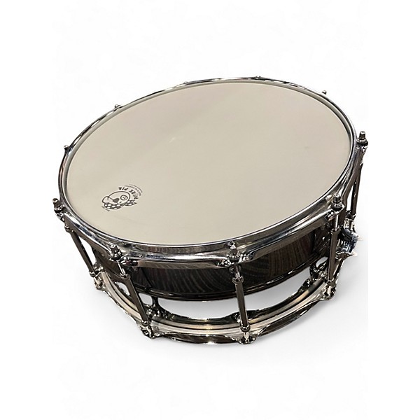 Used Pork Pie 15in big black Silver Drum