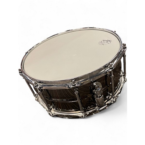 Used Pork Pie 15in big black Silver Drum