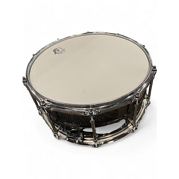 Used Pork Pie 15in big black Silver Drum