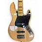 Used Squier Classic Vibe 70s V Jazz Bass Natural Electric Bass Guitar