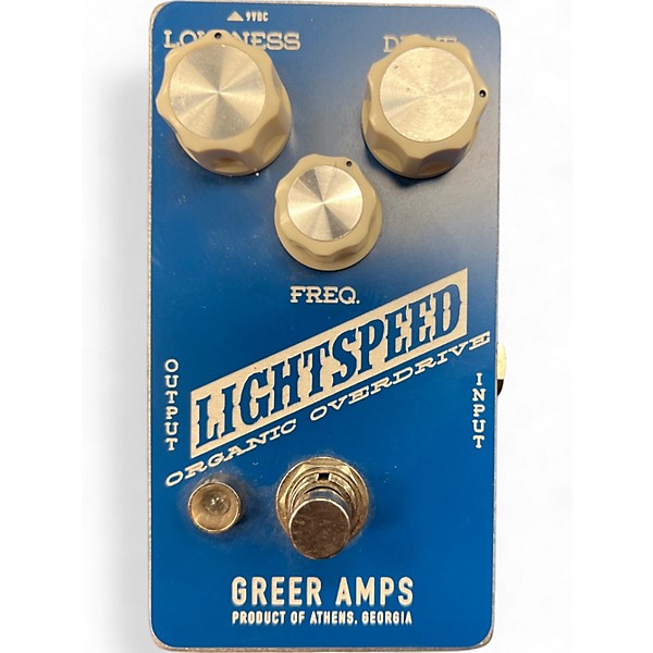 Used Greer Amplification Lightspeed Organic Overdrive Effect Pedal