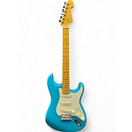 Used 2021 Fender American Professional II Stratocaster MIAMI BLUE Solid Body Electric Guitar