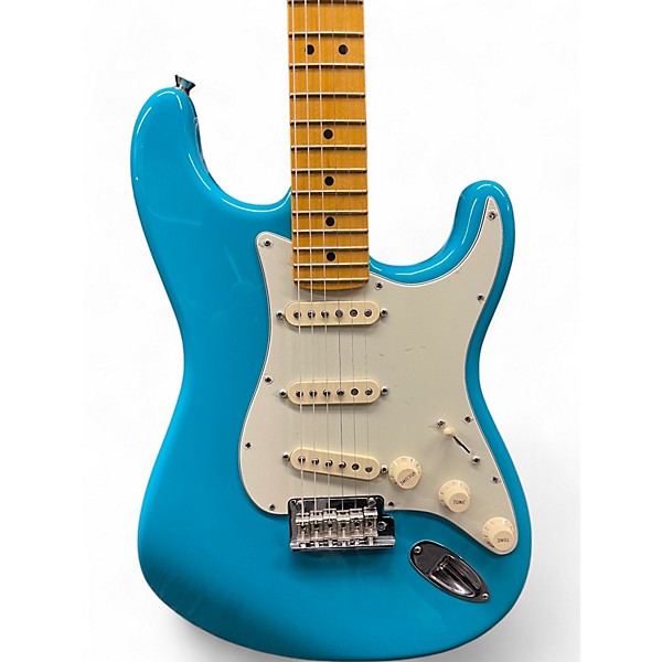 Used 2021 Fender American Professional II Stratocaster MIAMI BLUE Solid Body Electric Guitar