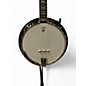 Used 2018 Deering White Lotus Natural Oak Banjo