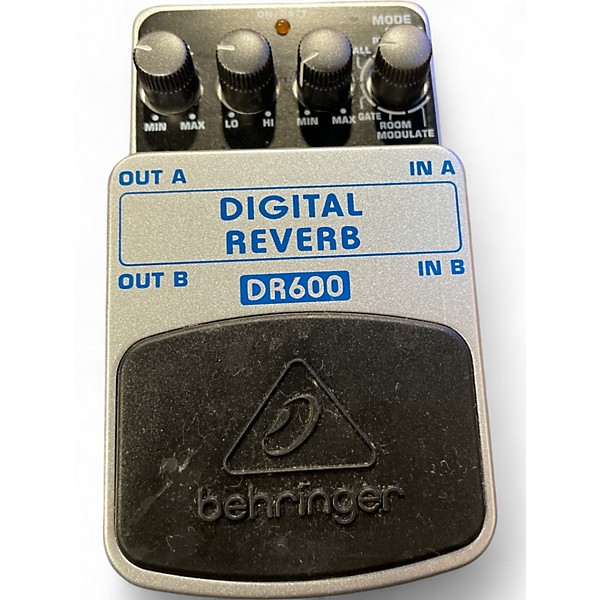 Used Behringer DR600 Digital Stereo Reverb Effect Pedal