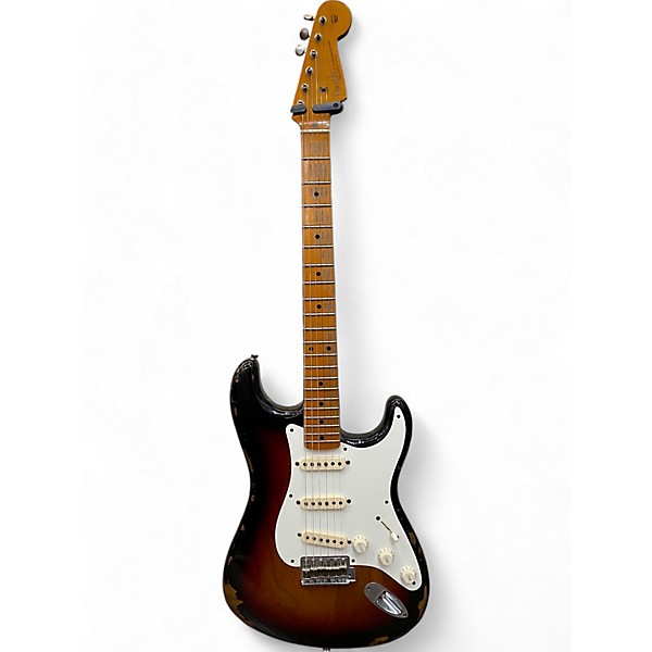 Used 2015 Fender 58 Roasted Stratocaster Relic 3 Tone Sunburst Solid Body Electric Guitar,Specials : American Fashion Style Bags On Sale
