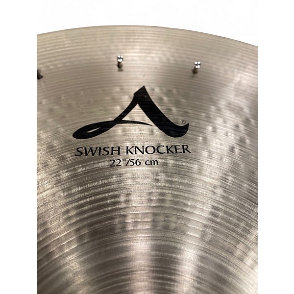 Used Zildjian 22in A Series Swish Knocker Cymbal