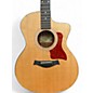 Used Taylor 114CE Natural Acoustic Electric Guitar