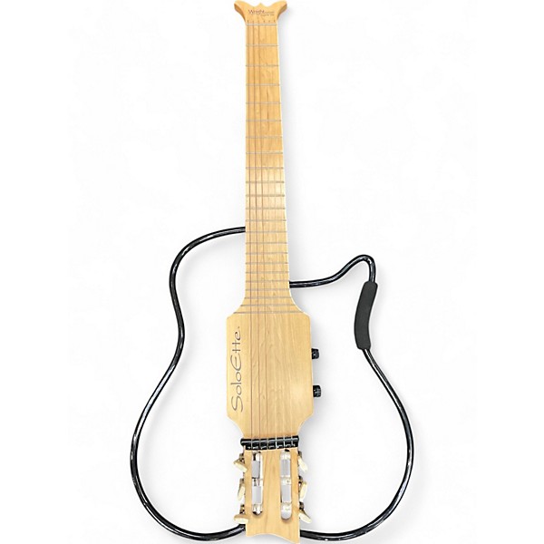 Used Wright Guitar SoloEtte Silent Nylon String Guitar Natural Acoustic Electric Guitar