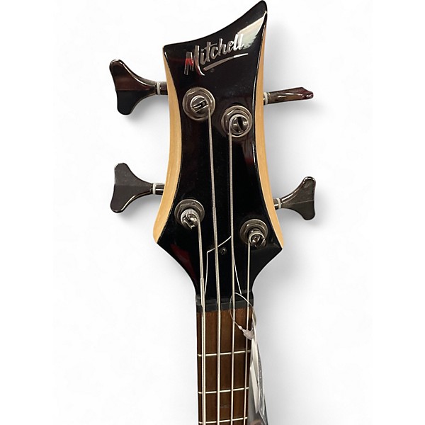 Used Mitchell MB200 blood red Electric Bass Guitar