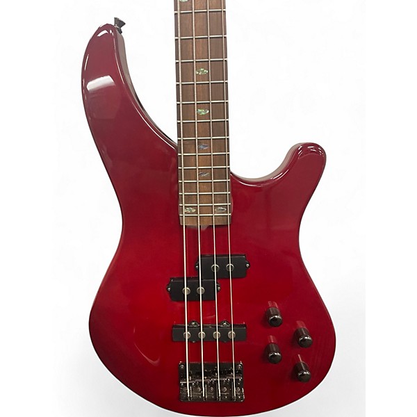 Used Mitchell MB200 blood red Electric Bass Guitar