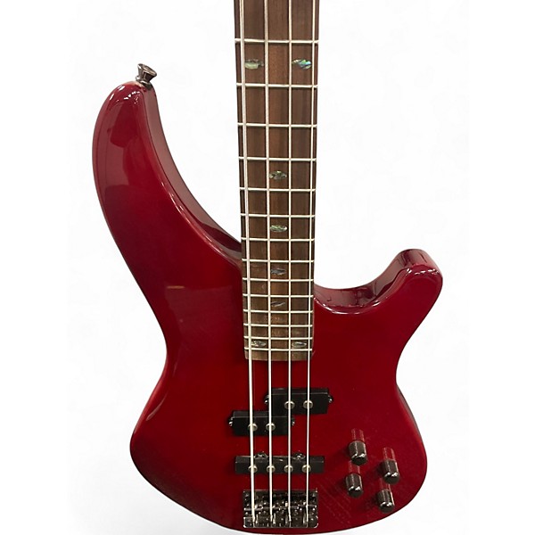 Used Mitchell MB200 blood red Electric Bass Guitar