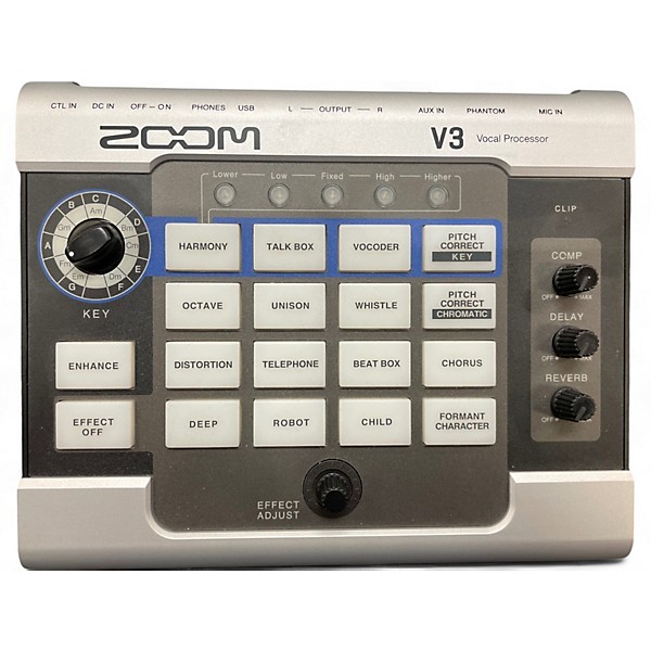 Used Zoom V3 Vocal Processor