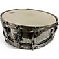 Vintage 1970s Slingerland 5.5X14 Gene Krupa Sound King white marine pearl Drum