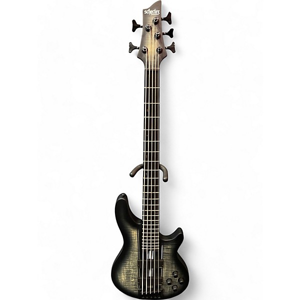 Used Schecter Guitar Research C-5 GT Satin Charcoal Burst Electric Bass Guitar