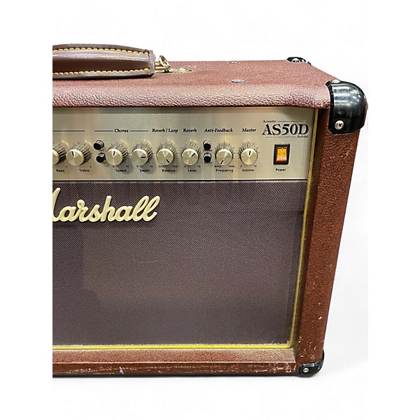 Used Marshall AS50D 50W 2X8 Acoustic Guitar Combo Amp