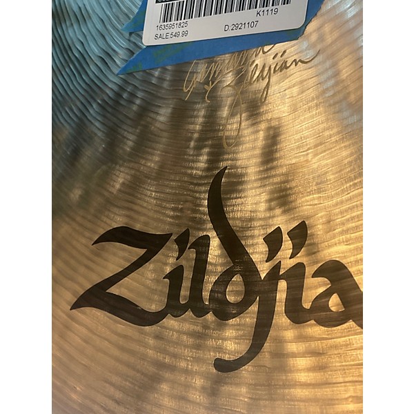 Used Zildjian 22in K Constantinople Medium Thin Ride Low Cymbal