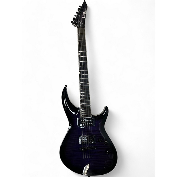 Used ESP LTD Purple Solid Body Electric Guitar