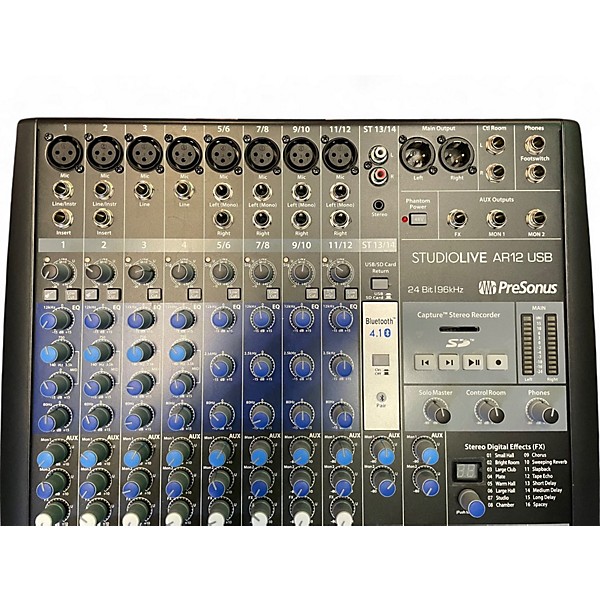 Used Presonus ar12 usb Unpowered Mixer