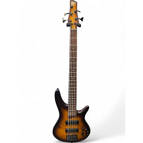 Used Ibanez SR505 5 String Natural Electric Bass Guitar