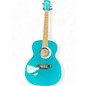 Used Luna AURORA BOREALS  TEAL Acoustic Guitar thumbnail