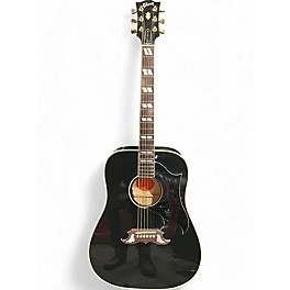 Used Gibson Elvis Dove Black Acoustic Electric Guitar